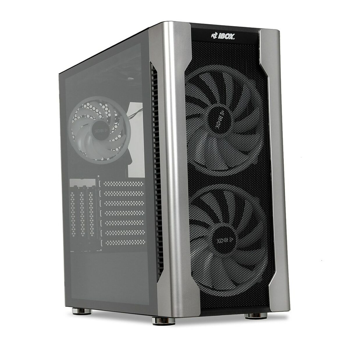 ATX semi-tornikotelo Ibox CHIRON ZH68 Musta